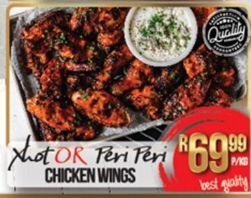 Xhot Or Peri Peri Chicken Wings Offer At Take N Pay