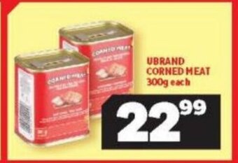 Usave Ubrand Corned Meat 300g each offer