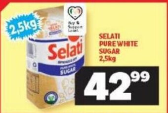 Usave Selati Pure White Sugar 2.5kg offer