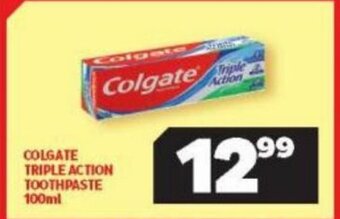 Usave Colgate Triple Action Toothpaste 100 ml offer