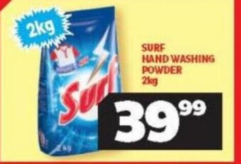 Usave Surf Hand Washing Powder 2kg offer