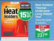 Dis-Chem Heat Holders Thermal Underwear Long Sleeve Vest offer