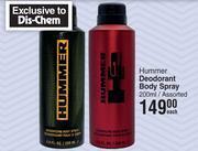 Dis-Chem Hummer Deodorant Body Spray Assorted-200ml Each offer