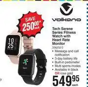 Dis-Chem Volkano Tech Serene Series Fitness Watch With Heart Rate Monitor-Each offer