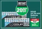 Dis-Chem Dquip AA Or AAA Batteries 24 Pack-Per Pack offer