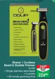 Dis-Chem Dquip Shaver 1 Cordless Beard & Stubble Trimmer offer