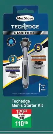 Dis-Chem Max Shave Techedge Men's Starter Kit offer