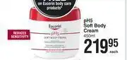 Dis-Chem Eucerin PH5 Soft Body Cream-450ml Each offer