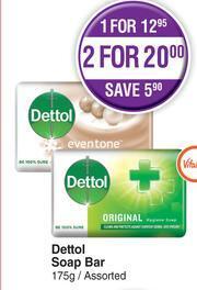Dis-Chem Dettol Soap Bar Assorted-175g offer