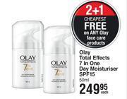 Dis-Chem Olay Total Effects 7 In One Day Moisturiser SPF15-50ml Each offer