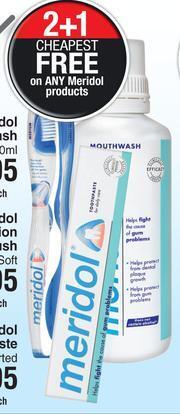 Meridol Mouthwash-400ml Each