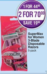 Supermax Lady Razor Supermax specials Dis-Chem – Apr 2025