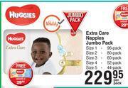 Dis-Chem Huggies Extra Care Nappies Jumbo Pack-Per Pack offer
