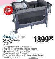 Dis-Chem Snuggletime Deluxe Co-Sleeper Camp Cot offer