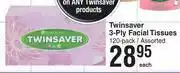 Dis-Chem Twinsaver 3-Ply Facial Tissues 120 Pack-Each offer