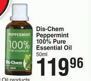 Dis-Chem Dis-Chem Peppermint 100% Pure Essential Oil-50ml offer