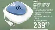Dis-Chem Vicks Portable Waterless Diffuser With USB offer