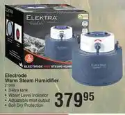 Elektra Electrode Warm Steam Humidifier