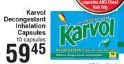 Dis-Chem Karvol Decongestant Capsules-10 Capsules offer