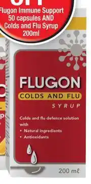 Dis-Chem Flugon Colds & Flu Syrup-200ml offer