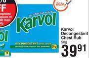 Dis-Chem Karvol Decongestant Chest Rub-50g offer