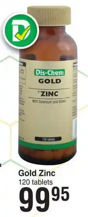 Dis-Chem Gold Zinc-120 Tablets offer
