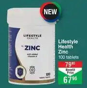 Dis-Chem Lifestyle Health Zinc-100 Tablets offer
