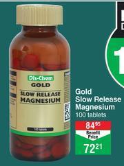 Dis-Chem Gold Slow Release Magnesium-100 Tablets offer