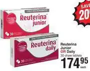 Reuterina Junior Or Daily 30 Chew Tablets-Each