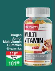 Dis-Chem Biogen Junior Multivitamin Gummies 60 Gummies offer
