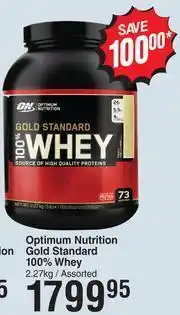 Optimum Nutrition Gold Standard 100% Whey Assorted-2.27Kg