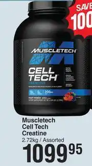 Dis-Chem Muscletech Cell Tech Creatine Assorted-2.72Kg offer