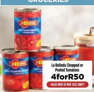 Food Lover's Market La belinda chopped peeled tomatoes 4 offer