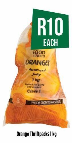 Food Lover's Market Orange thriftpacks offer