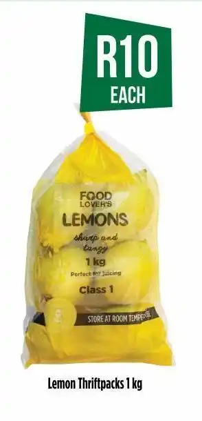 Food Lover's Market Lemon thriftpacks offer