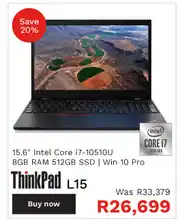 First Shop Lenovo Think Pad L15 offer