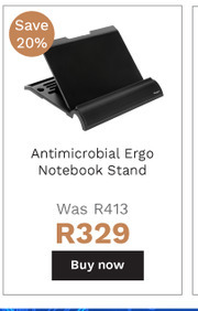 First Shop Targus Antimicrobial Ergo Notebook Stand offer