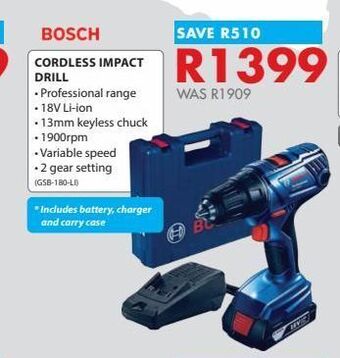 Chamberlain Cordless impact drill offer