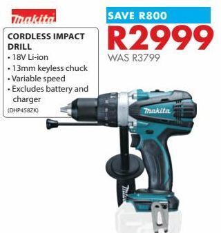 Chamberlain Cordless impact drill offer