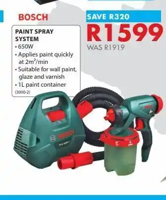 Chamberlain Paint spray system offer