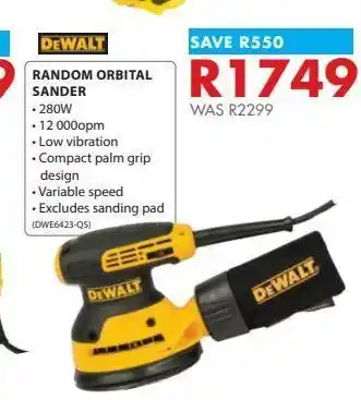 Chamberlain Random orbital sander offer