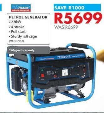 Chamberlain Petrol generator offer