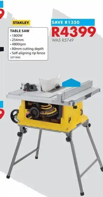Chamberlain Table saw offer