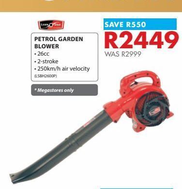 Petrol leaf store blower makro