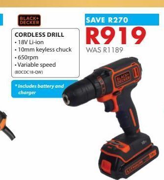Chamberlain Cordless drill offer