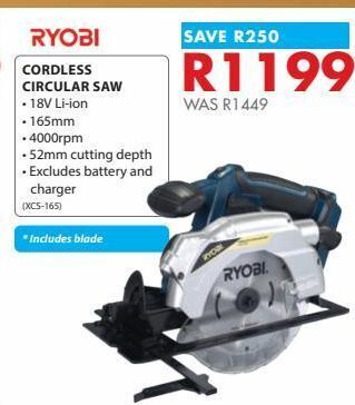 Chamberlain Cordless circular saw offer