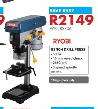 Chamberlain Bench drill press offer