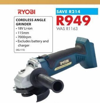 Chamberlain Cordless angle grinder offer