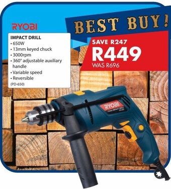 Chamberlain Impact drill offer
