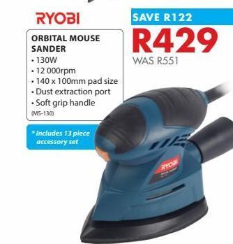 Chamberlain Orbital mouse sander offer